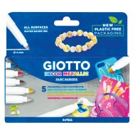ΜΑΡΚΑΔΟΡΟΙ GIOTTO DECOR METAL (5 Τμχ) (452900) ΜΑΡΚΑΔΟΡΟΙ GIOTTO DECOR METAL (5 Τμχ) (452900)